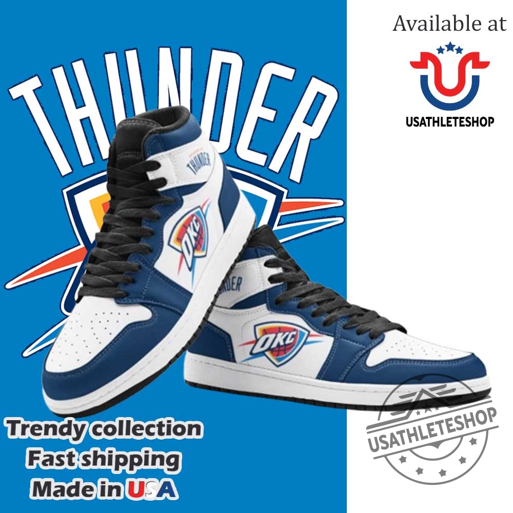 Oklahoma City Thunder Sneakers Custom Basketball Fan Shoes For Men And Women 5 Oklahoma City Thunder Sneakers Custom Basketball Fan Shoes for Men and Women