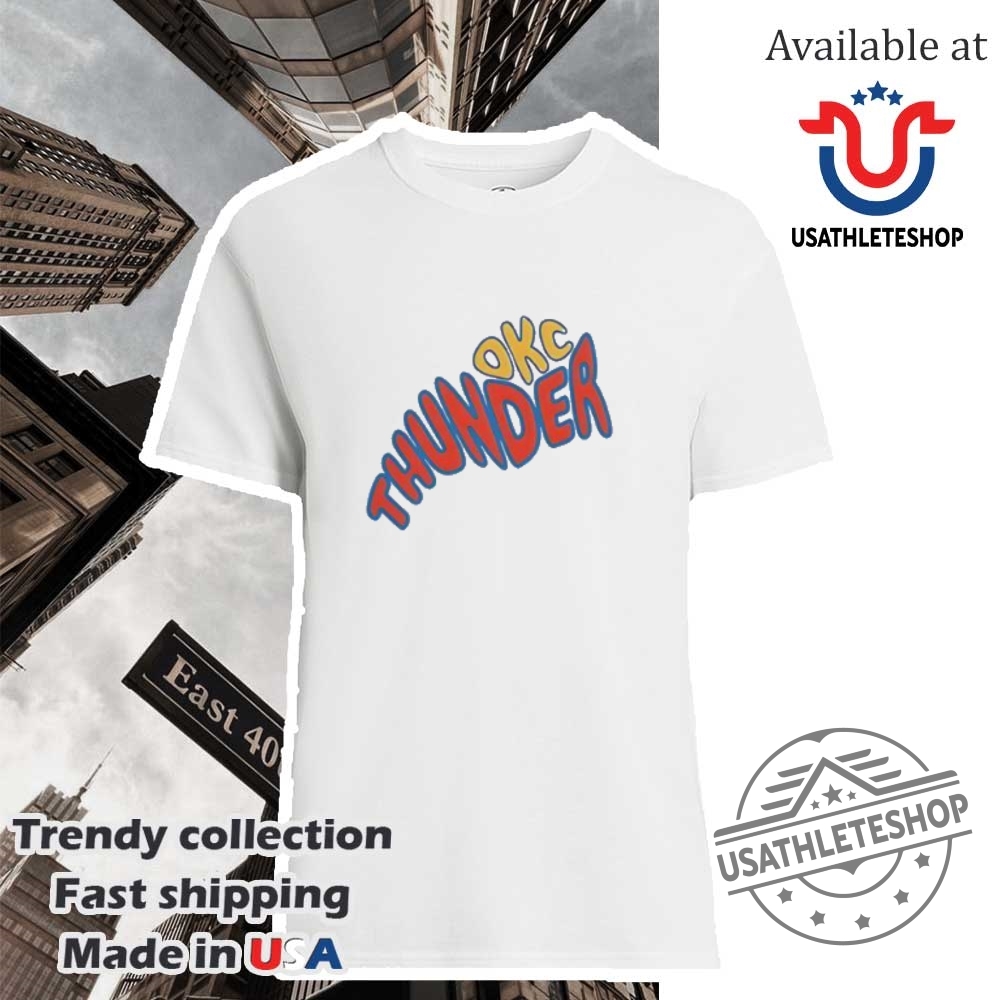 Good Oklahoma City Thunder Groovy Nba Game Day Shirt