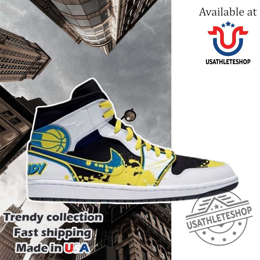 Indiana Pacers Nba Eastern Conference Final City Jersey Air Jordan 1 Sneaker
