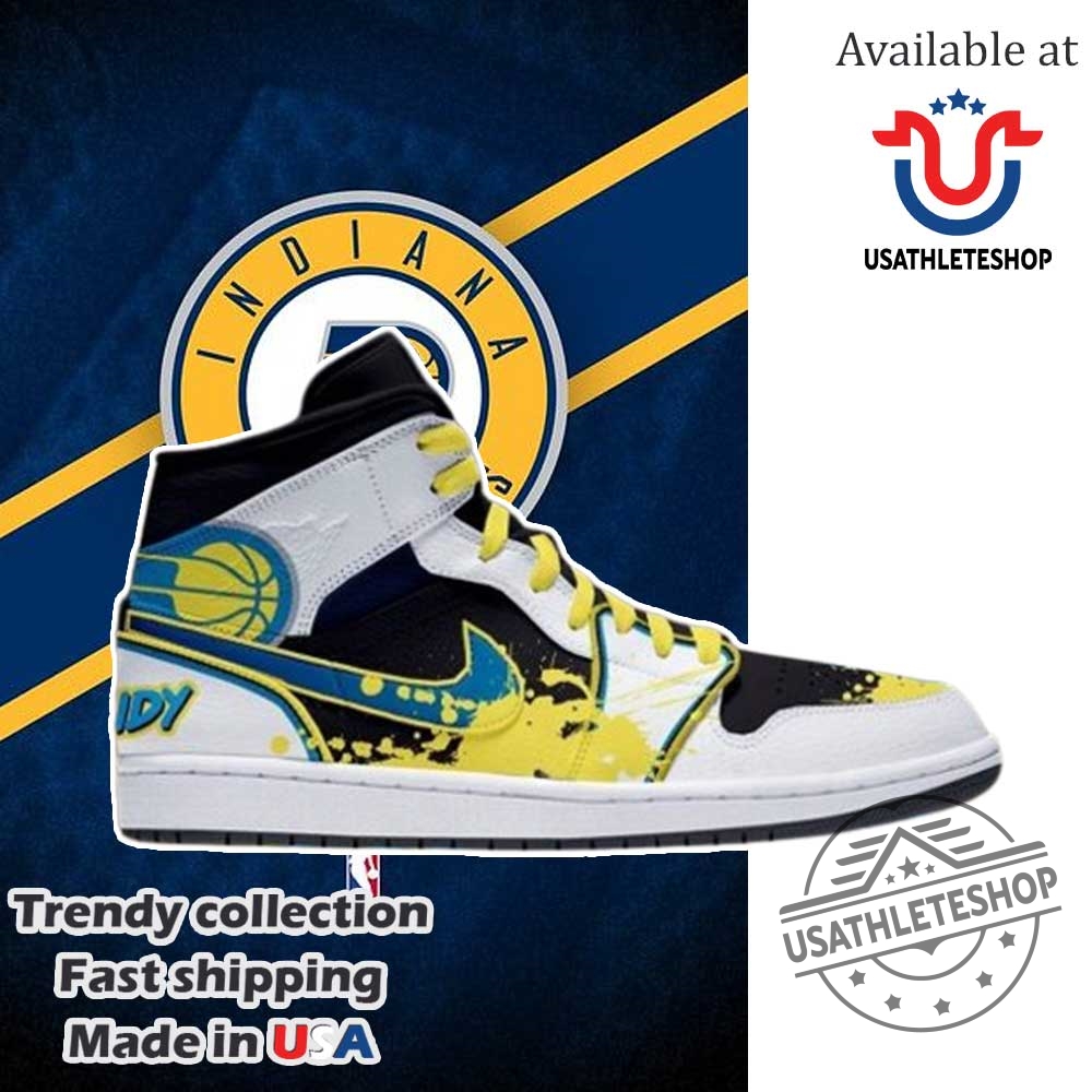 Indiana Pacers Nba Eastern Conference Final City Jersey Air Jordan 1 Sneaker 3 Indiana Pacers NBA Eastern Conference Final City Jersey Air Jordan 1 Sneaker
