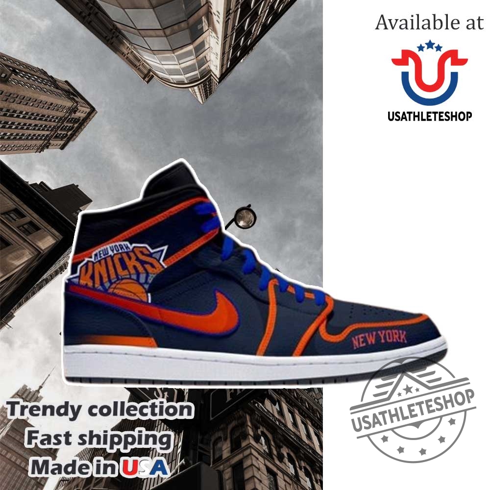 New York Knicks Nba Eastern Conference Final Statement Jersey Air Jordan 1 Sneaker
