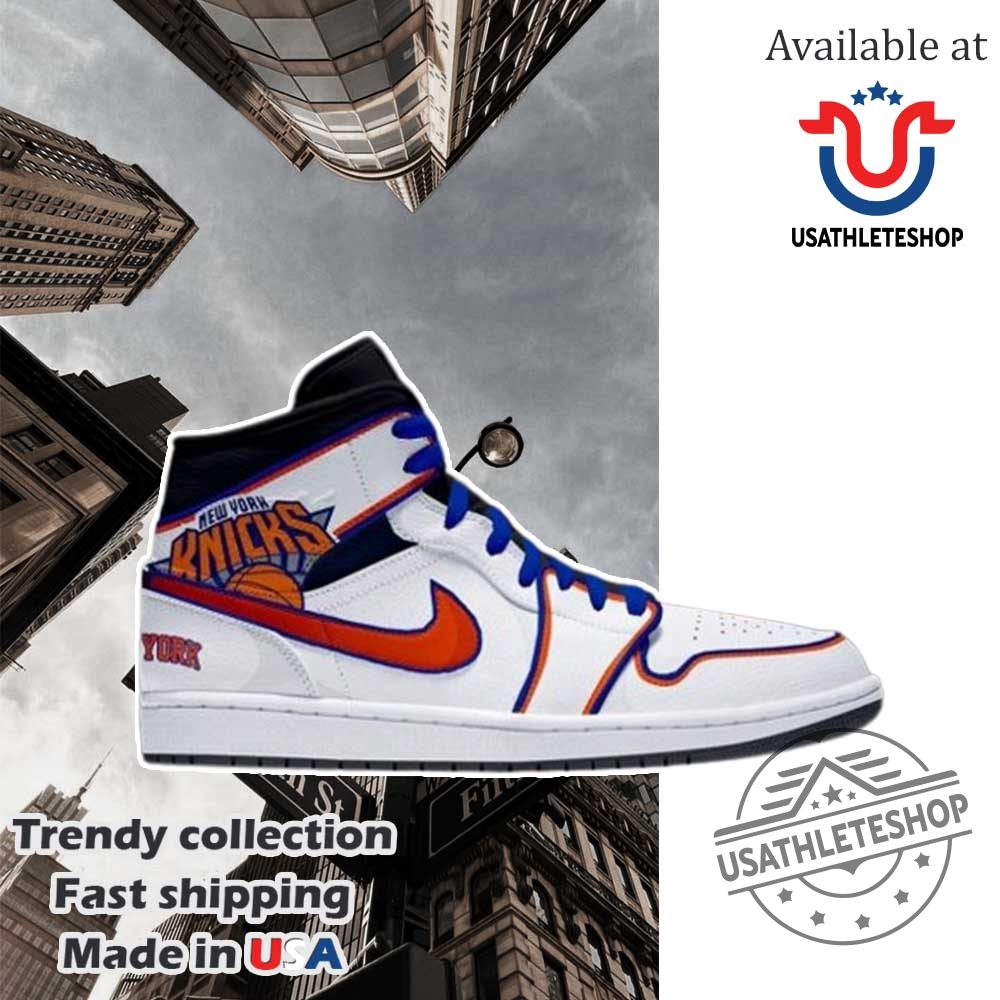 New York Knicks Nba Eastern Conference Final Association Jersey Air Jordan 1 Sneaker