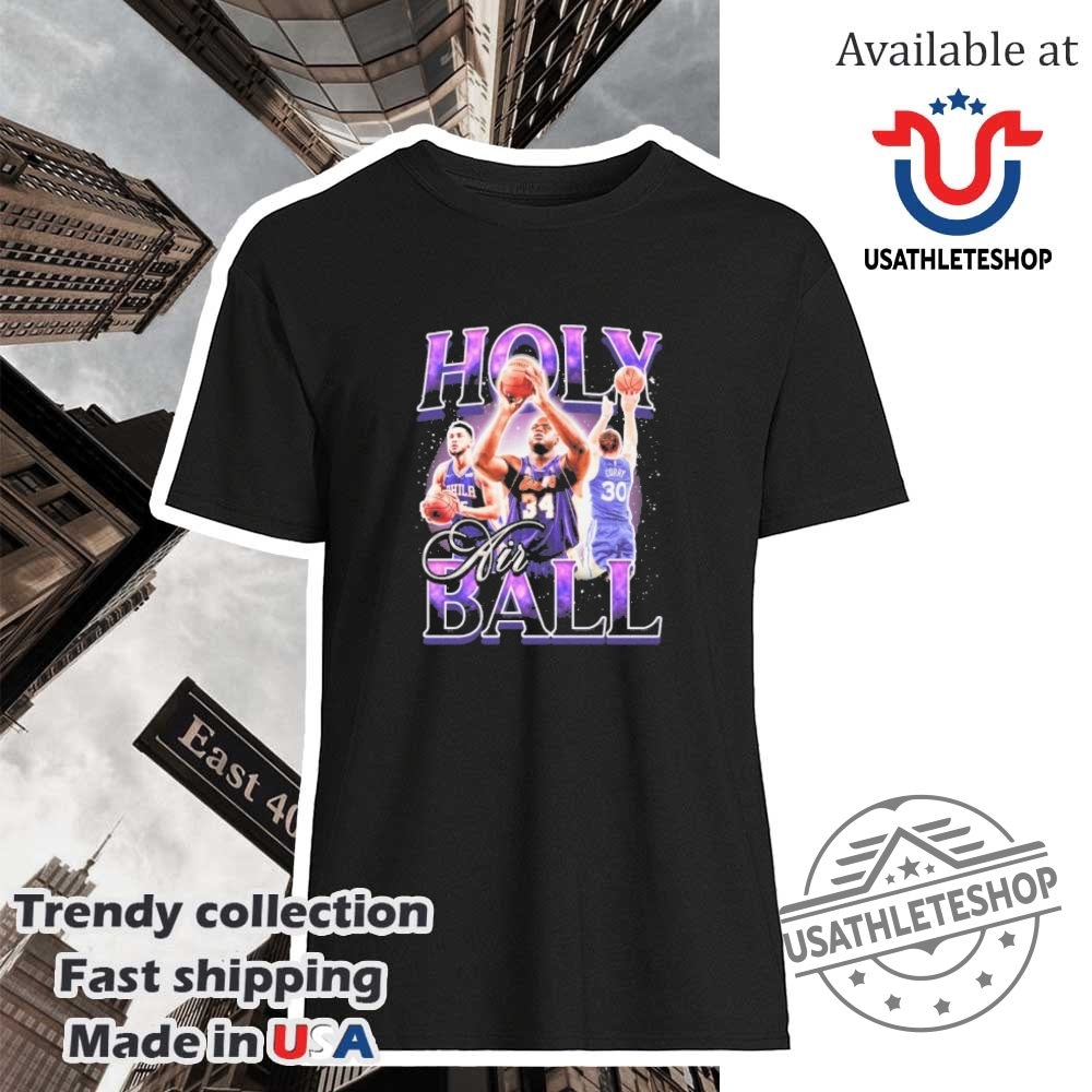 Shaq Curry And Simmons Holy Air Ball Basketball Legends Shirt