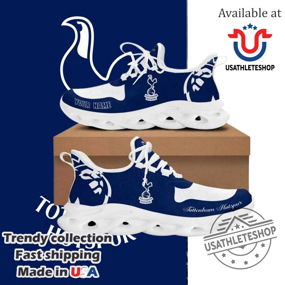 Tottenham Hotspur Fc Navy Max Sole Sneakers Shoes 3 Tottenham Hotspur FC Navy Max Sole Sneakers Shoes