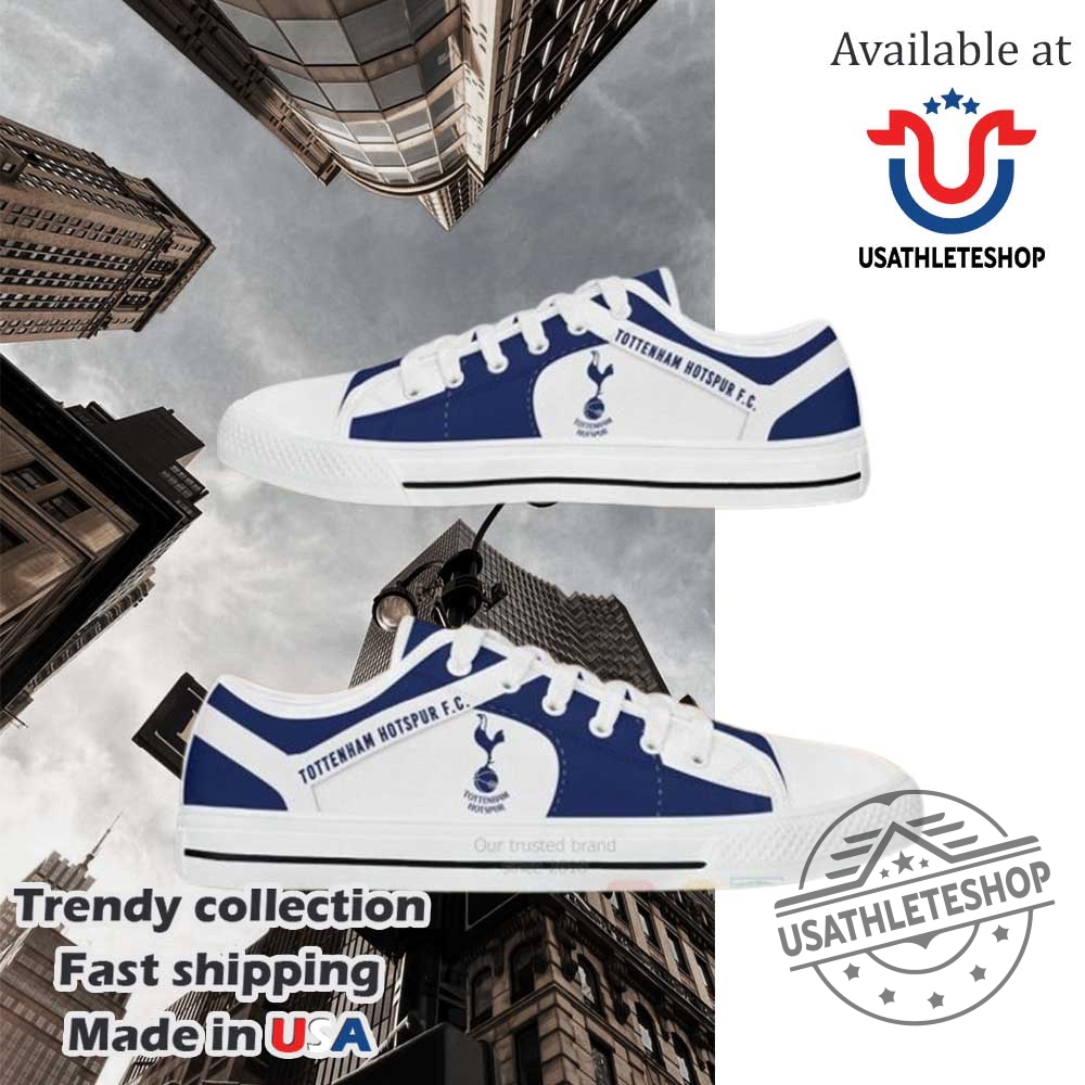 Tottenham Hotspur Fc Navy Low Top Shoes White Sole