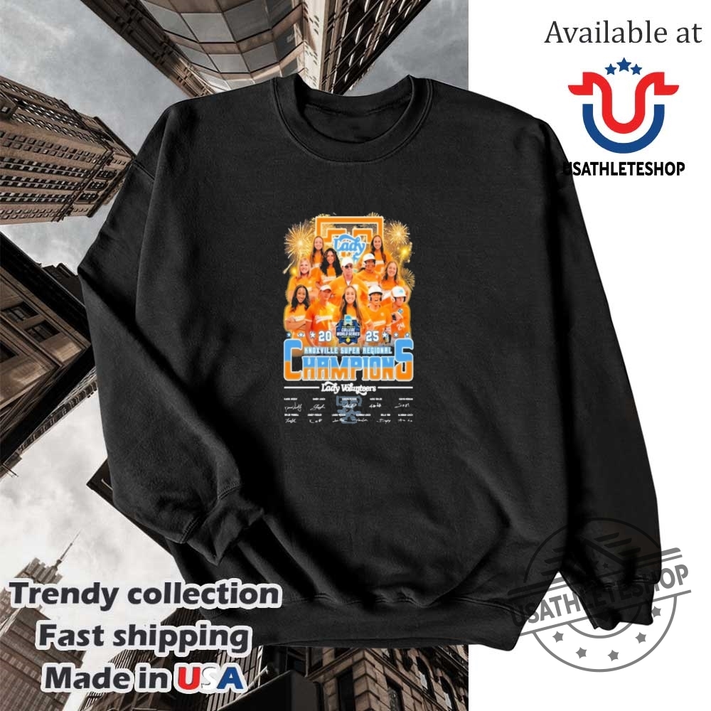 Tennessee Volunteers Lady 2025 Knoxville Super Regional Champions Shirt 5 Tennessee Volunteers Lady 2025 Knoxville Super Regional Champions Shirt