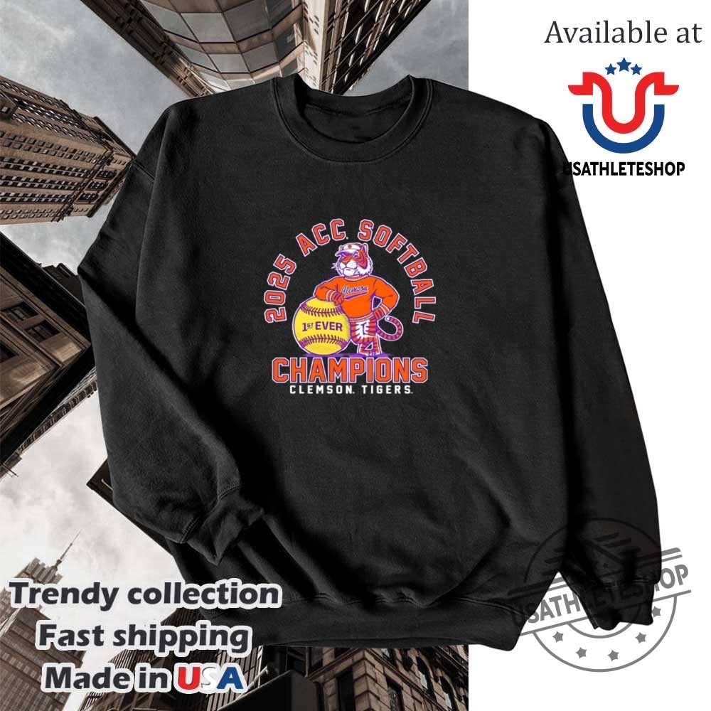 Clemson Tigers 2025 Acc Softball Champions Shirt 5 Clemson Tigers 2025 ACC Softball Champions shirt