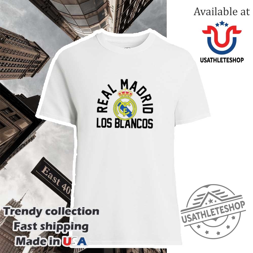 Real Madrid Fc Los Blancos Logo Shirt