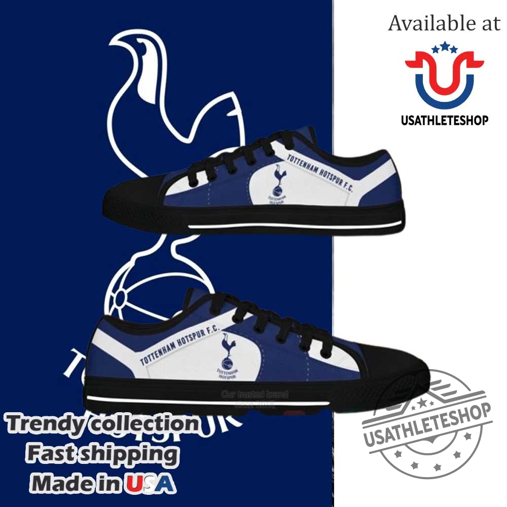 Tottenham Hotspur Fc Navy Low Top Shoes Black Sole 3 Tottenham Hotspur FC Navy Low Top Shoes Black Sole