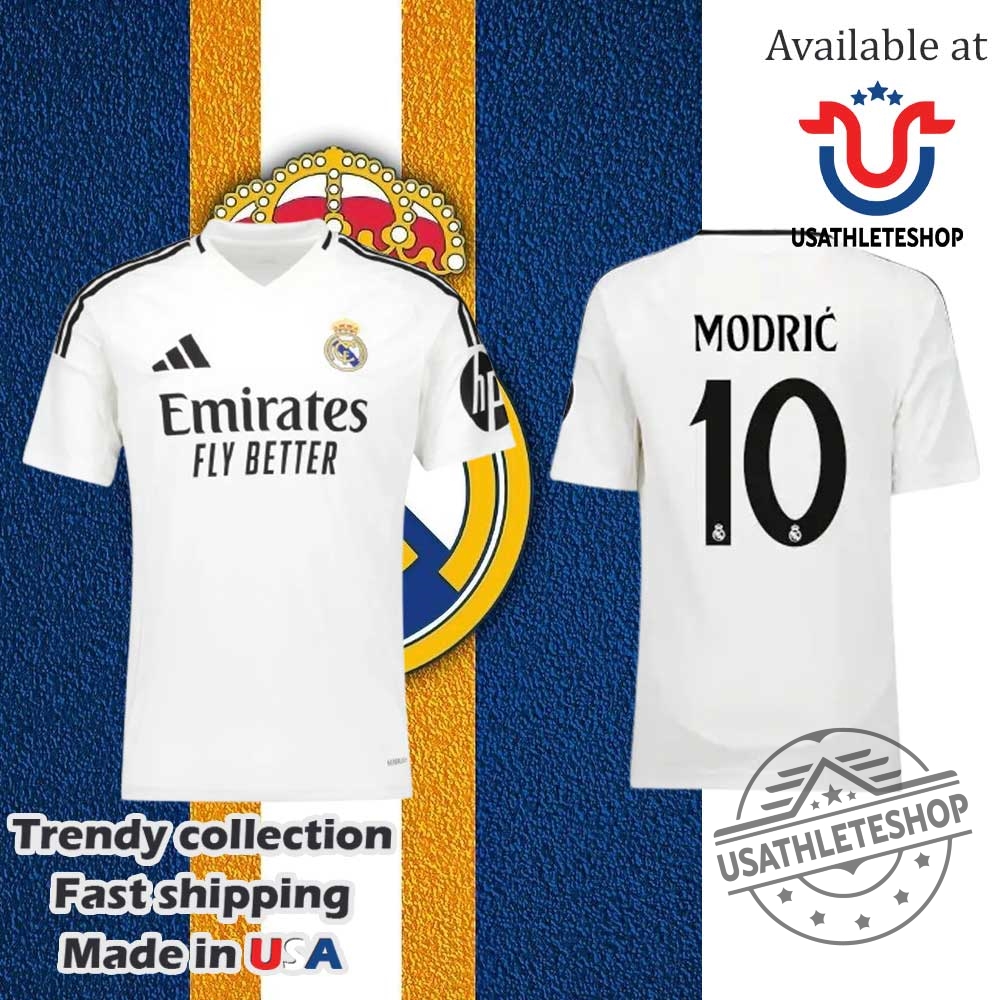 Real Madrid Modric 10 Home Soccer Jersey