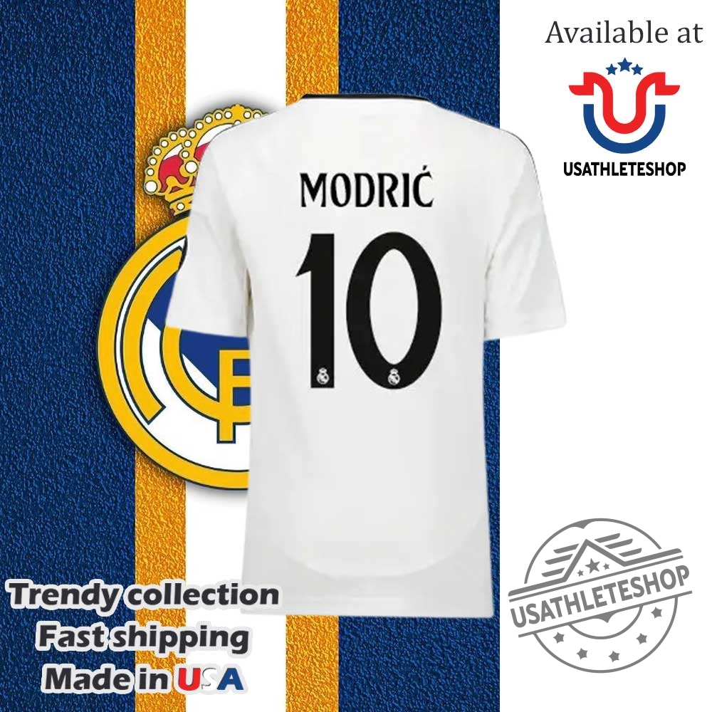 Real Madrid Modric 10 Home Soccer Jersey 5 Real Madrid Modric #10 Home Soccer Jersey