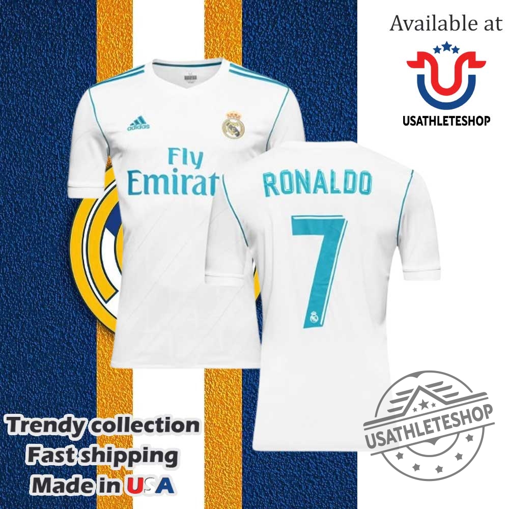 Real Madrid Ronaldo 7 Away Soccer Jersey 3 Real Madrid Ronaldo #7 Away Soccer Jersey