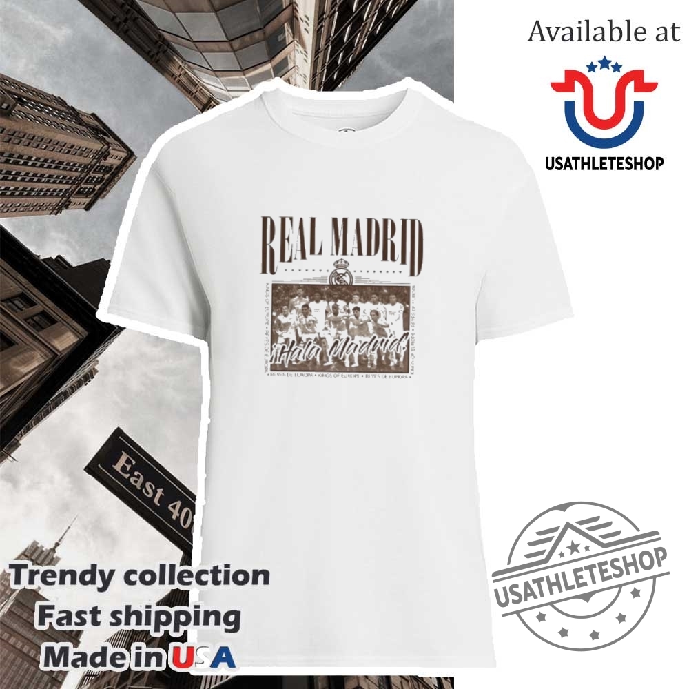 Real Madrid Fc Hala Madrid Player Team Vintage Shirt