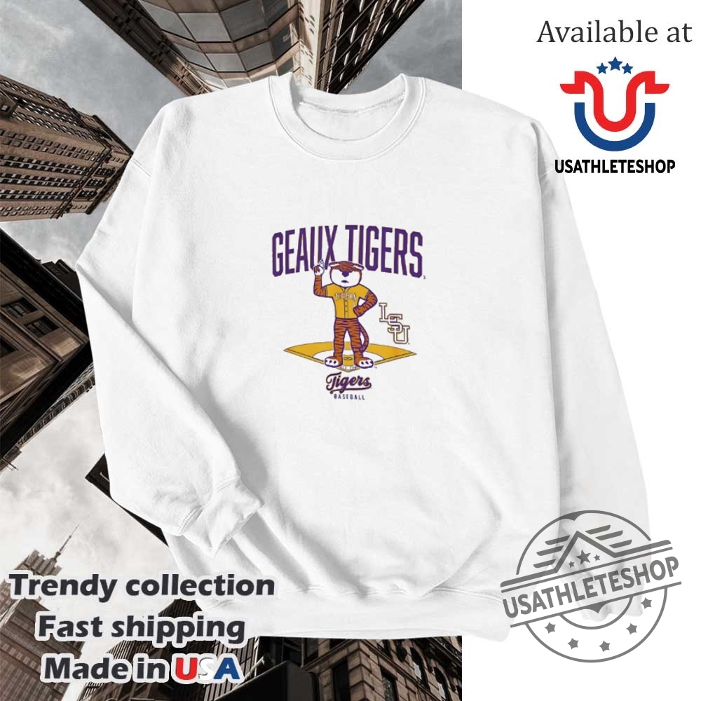 Geaux Tigers Mascot Diamond Lsu Tigers Baseball Shirt 5 Geaux Tigers Mascot Diamond LSU Tigers Baseball shirt