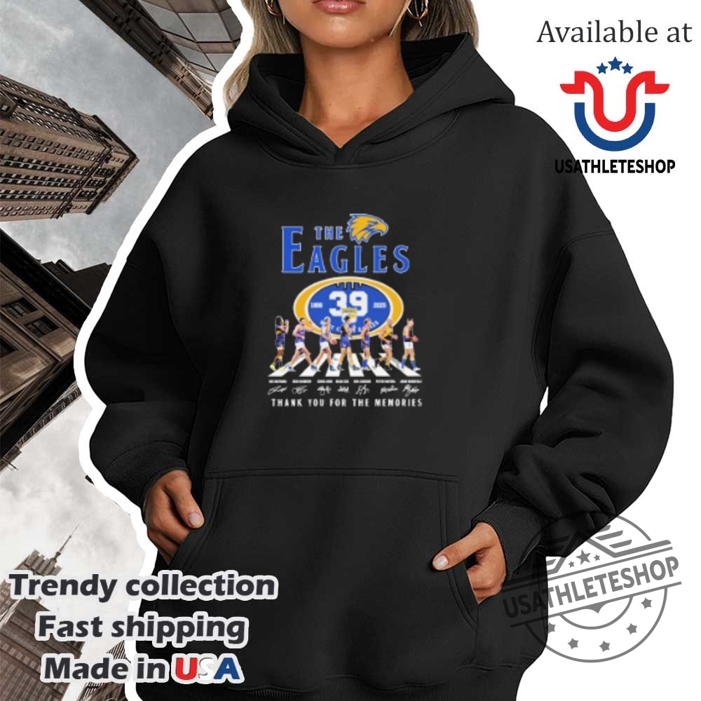 The West Coast Eagles 39Th Anniversary 19862025 Thank You For The Memories Signatures Shirt 4 The West Coast Eagles 39th Anniversary 1986-2025 Thank You For The Memories Signatures Shirt