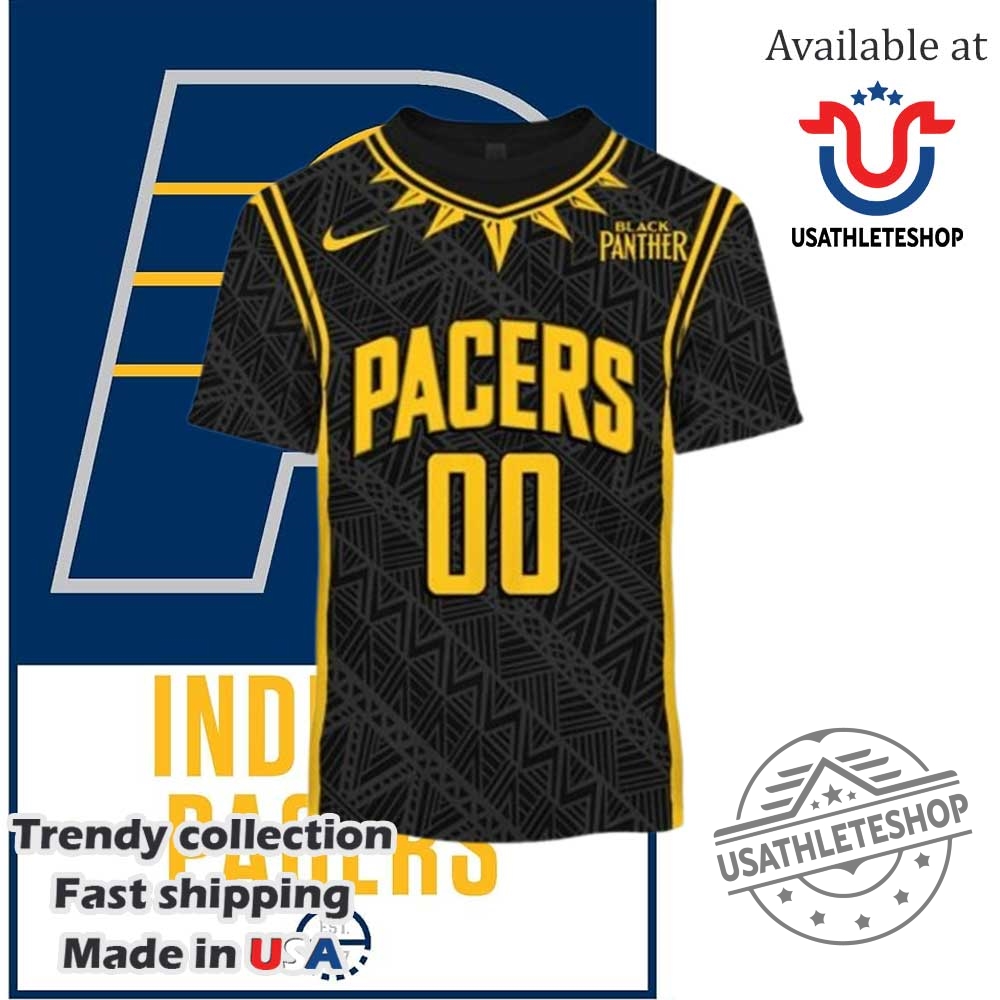 Nba Indiana Pacers Custom Name Numer 2020 Xblack Panther Marvel Shirt 5 NBA Indiana Pacers Custom Name Numer 2020 xBlack Panther Marvel Shirt