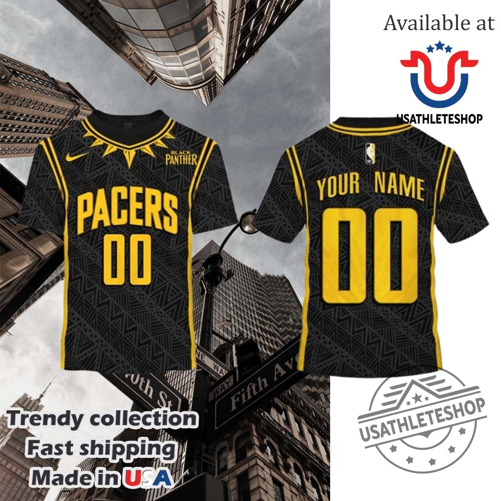 Nba Indiana Pacers Custom Name Numer 2020 Xblack Panther Marvel Shirt 7 NBA Indiana Pacers Custom Name Numer 2020 xBlack Panther Marvel Shirt