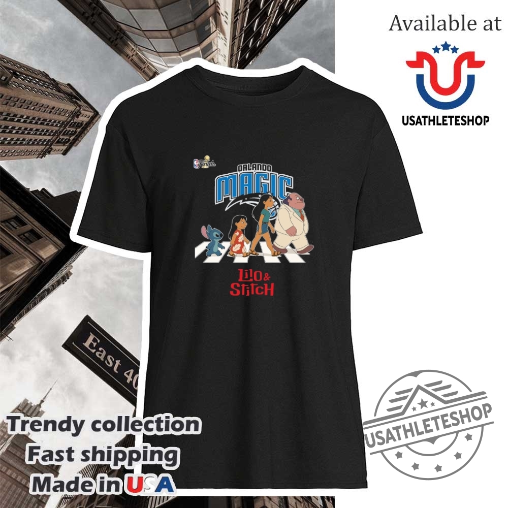 "Top Must-Have Jerseys and Shirts for Sports Enthusiasts in 2023" 16 Orlando Magic Nba Lilo And Stitch Characters Abbey Road Shirt