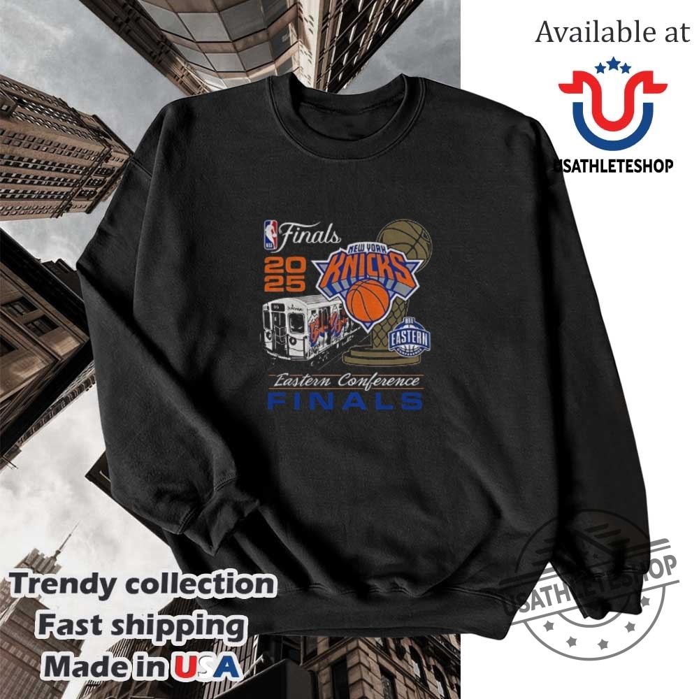 New York Knicks Basketball 2025 Nba Eastern Conference Finals Shirt 5 New York Knicks Basketball 2025 NBA Eastern Conference Finals shirt