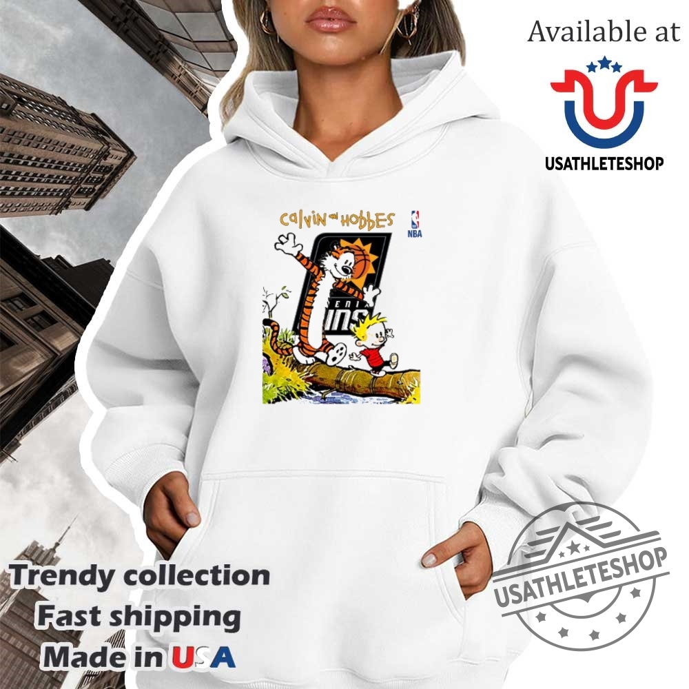 Nba Phoenix Suns X Calvin And Hobbes Shirt 4 NBA Phoenix Suns x Calvin and Hobbes shirt