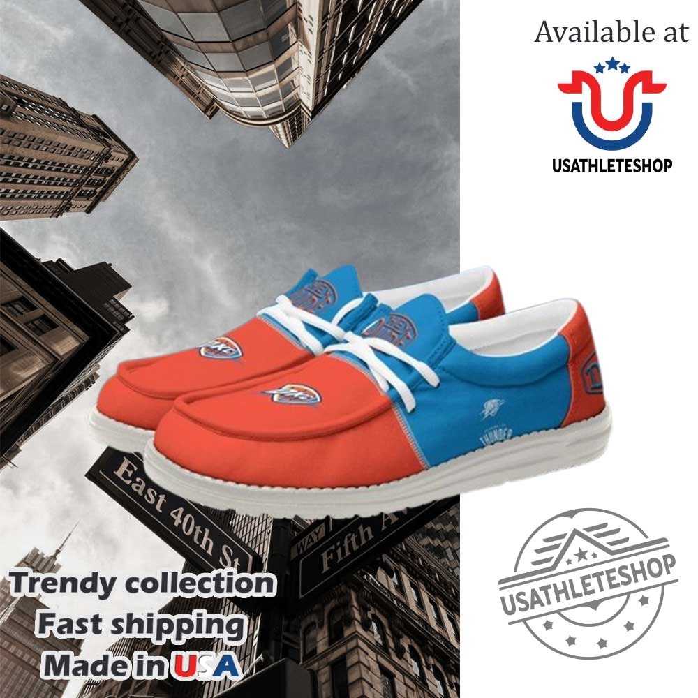 Oklahoma City Thunder 2024 Personalized Hey Dude Shoes 5 Oklahoma City Thunder 2024 Personalized Hey Dude Shoes