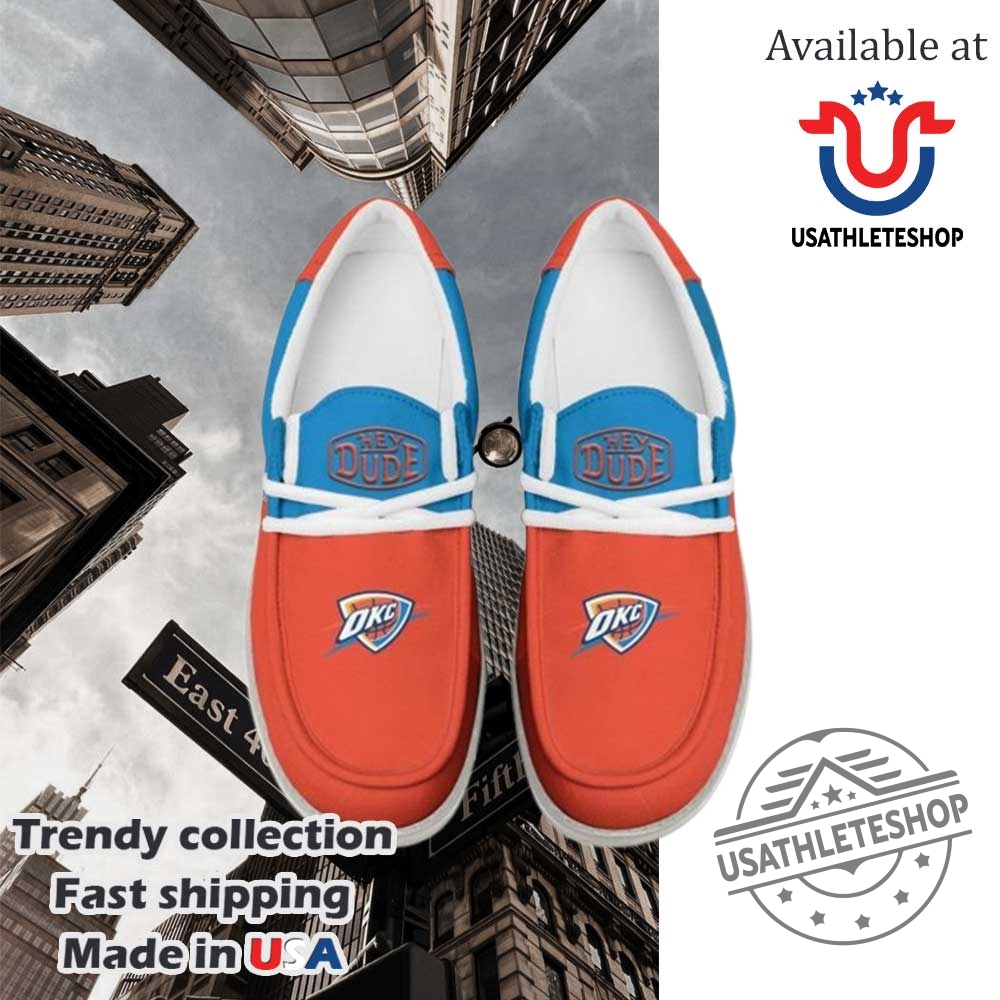 Oklahoma City Thunder 2024 Personalized Hey Dude Shoes 6 Oklahoma City Thunder 2024 Personalized Hey Dude Shoes