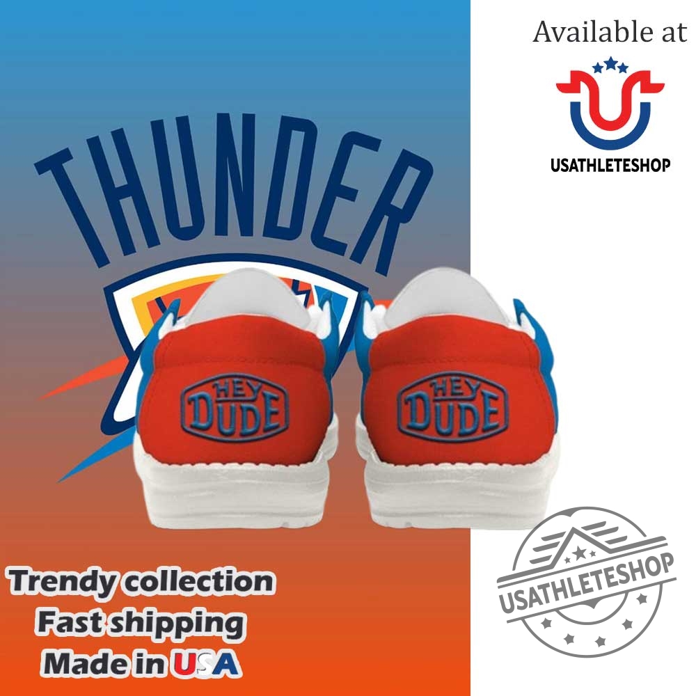 Oklahoma City Thunder 2024 Personalized Hey Dude Shoes 7 Oklahoma City Thunder 2024 Personalized Hey Dude Shoes