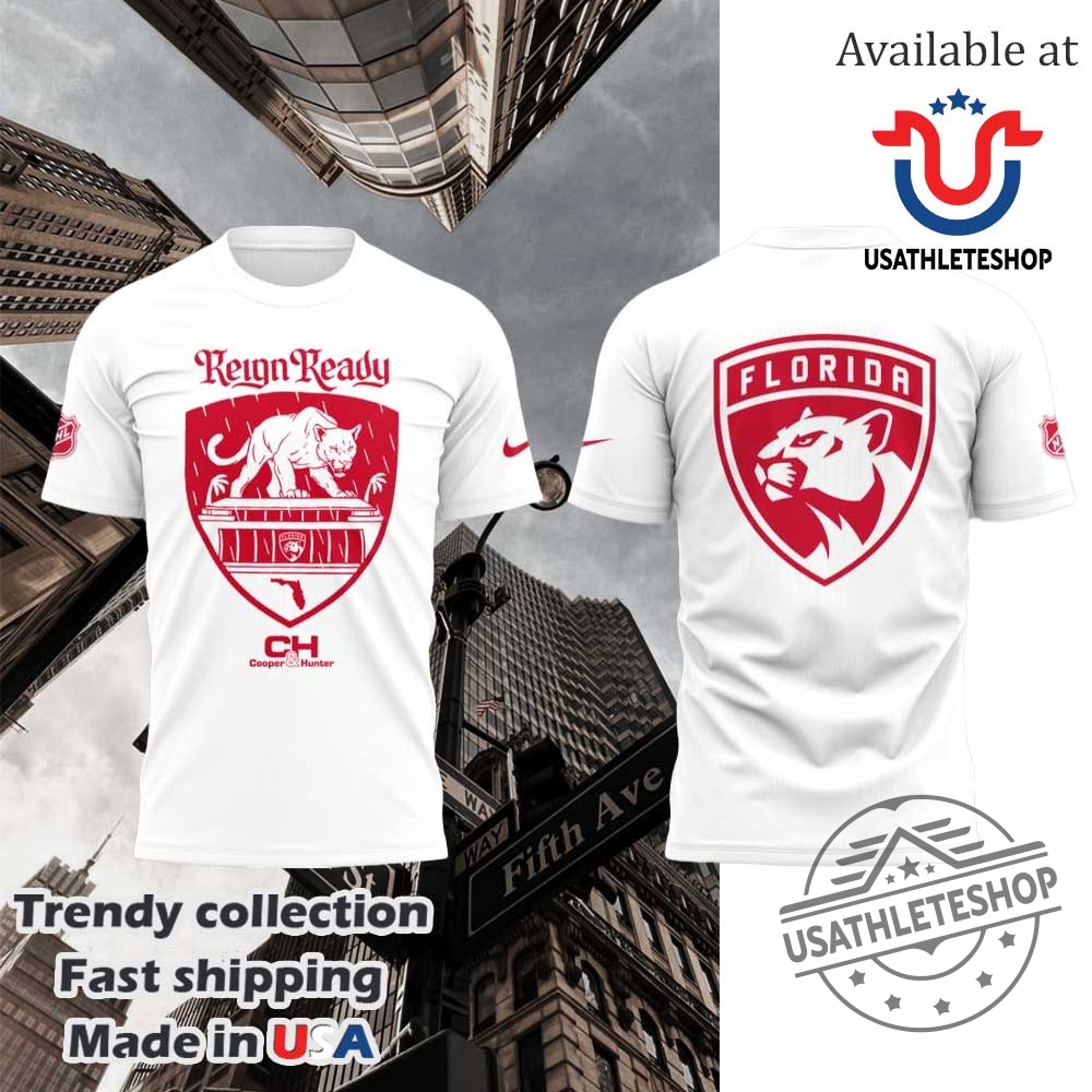 Nhl Florida Panthers Reign Ready White Shirt 5 NHL Florida Panthers Reign Ready White Shirt
