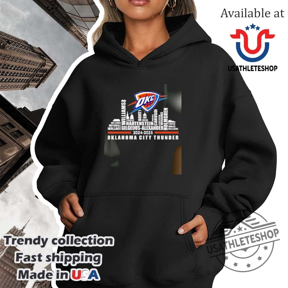 Skyline Oklahoma City Thunder 20242025 Shirt 4 Skyline Oklahoma City Thunder 2024-2025 shirt
