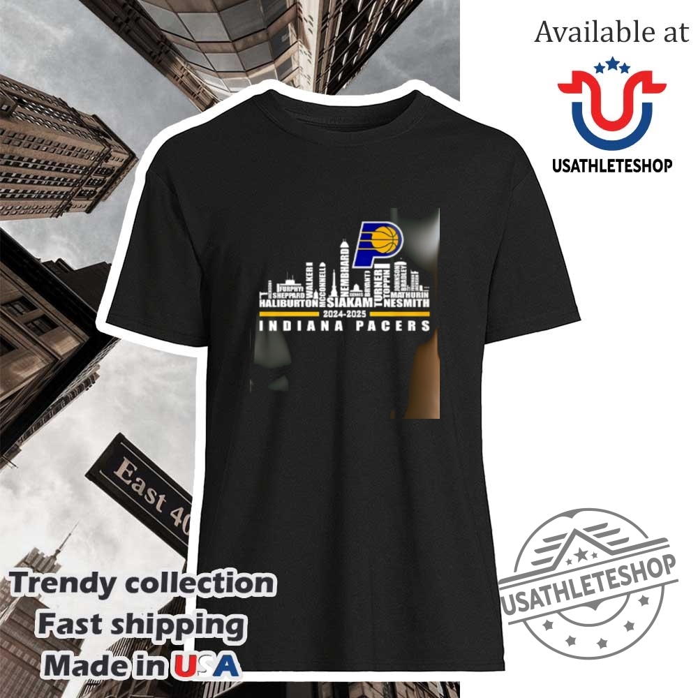 "Top NBA Shirts: Panthers, Thunder & Pacers Must-Haves for 2025" 6 Skyline Indiana Pacers 20242025 Shirt