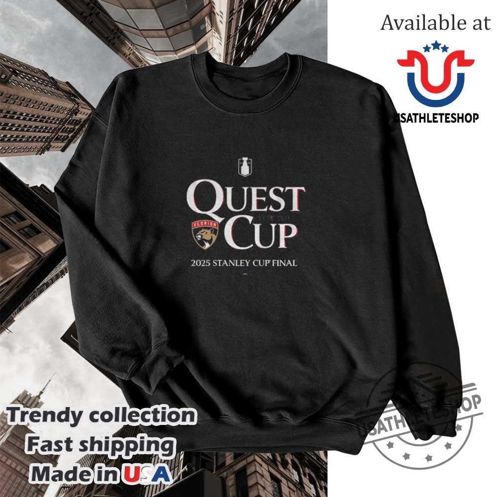 Florida Panthers 2025 Stanley Cup Final Quest For The Cup Shirt 5 Florida Panthers 2025 Stanley Cup Final Quest for the Cup shirt