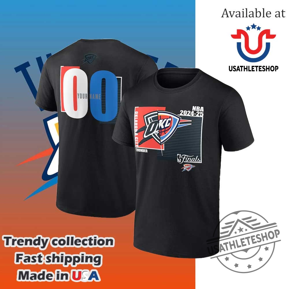"Top NBA Shirts: Panthers, Thunder & Pacers Must-Haves for 2025" 14 Oklahoma City Thunder 2025 Nba Finals Custom Shirt