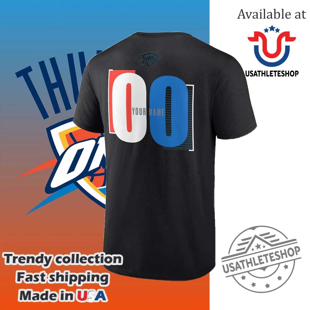 Oklahoma City Thunder 2025 Nba Finals Custom Shirt 7 Oklahoma City Thunder 2025 NBA Finals Custom Shirt