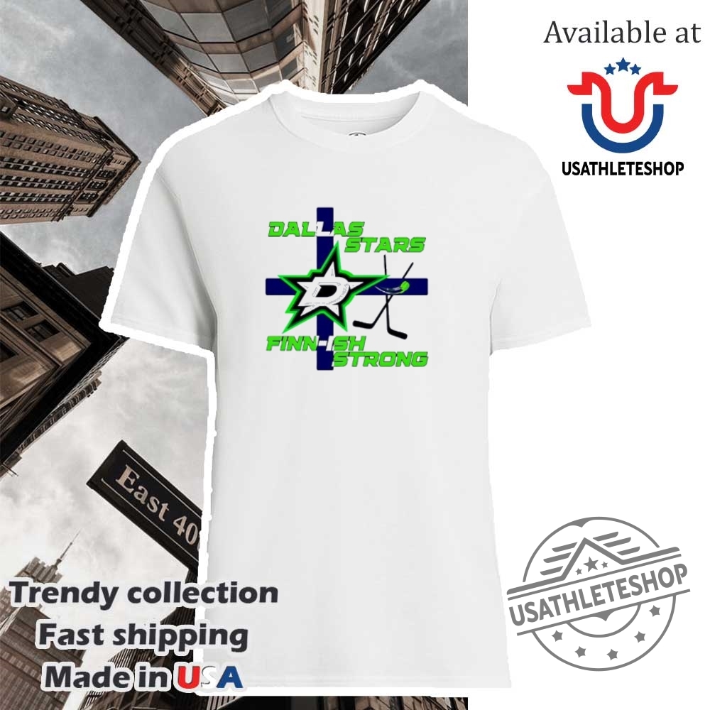 "Top NBA Shirts: Panthers, Thunder & Pacers Must-Haves for 2025" 15 Dallas Stars Hockey Nhl Champion Finnish Strong Shirt