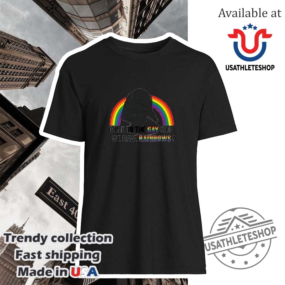 Darth Vader Come To The Gay Side We Have Rainbows Shirt