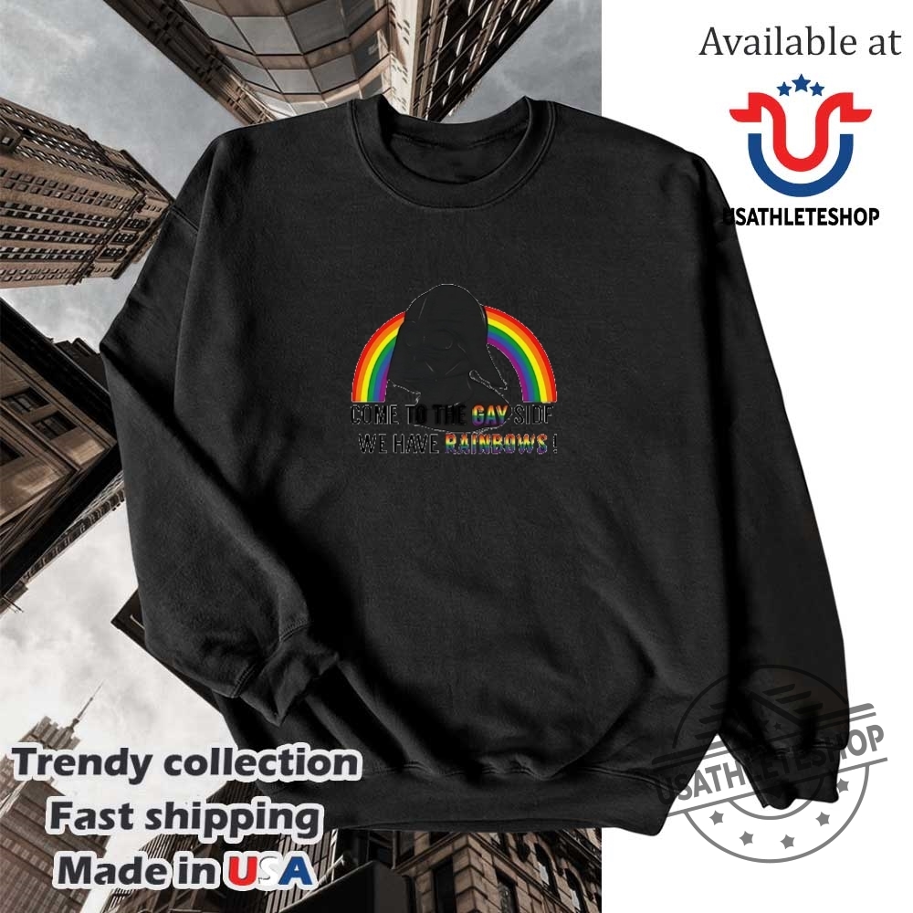 Darth Vader Come To The Gay Side We Have Rainbows Shirt 5 Darth Vader come to the gay side we have rainbows shirt