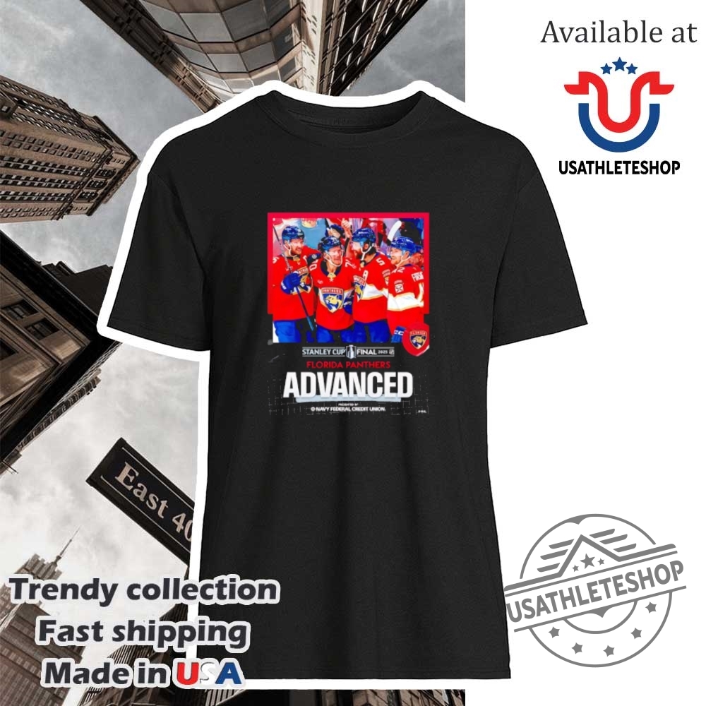 Florida Panthers 2025 Stanley Cup Final Advanced Champions Shirt