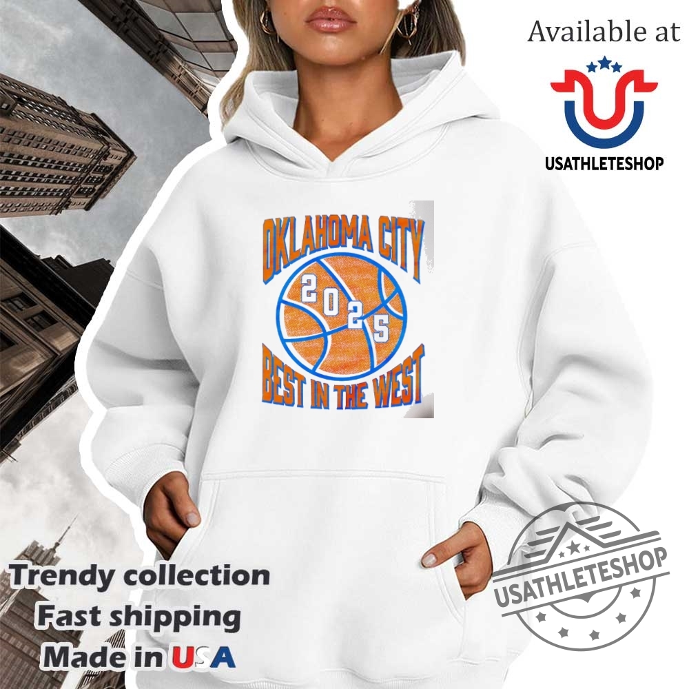 Oklahoma City Thunder 2025 Best In The West Shirt 4 Oklahoma City Thunder 2025 best in the West shirt