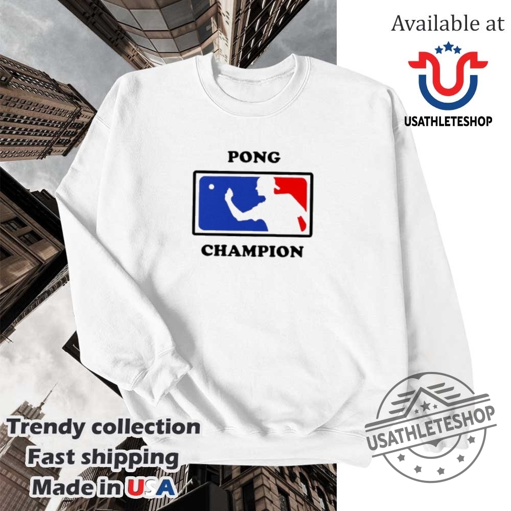 Pong Champion Parody Logo Mlb Shirt 5 Pong Champion Parody logo MLB shirt