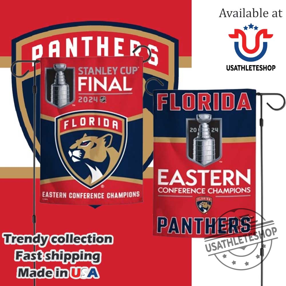 Florida Panthers 2024 Stanley Cup Final Garden Flag Eastern Conference Champions Doublesided Flag 5 Florida Panthers 2024 Stanley Cup Final Garden Flag – Eastern Conference Champions Double-Sided Flag