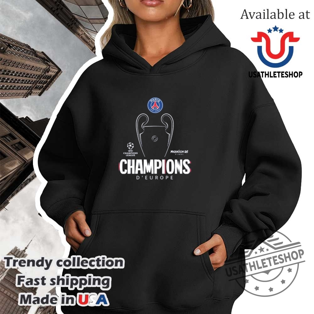 Psg Ucl Champions 2025 Trophy Outline Shirt 4 PSG UCL Champions 2025 Trophy Outline Shirt