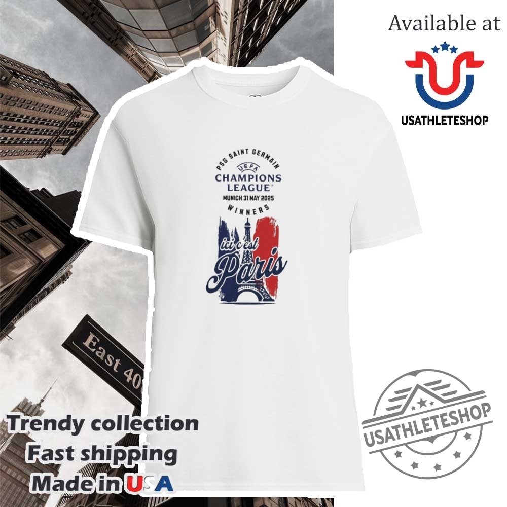 Psg Champions League Victory Shirt