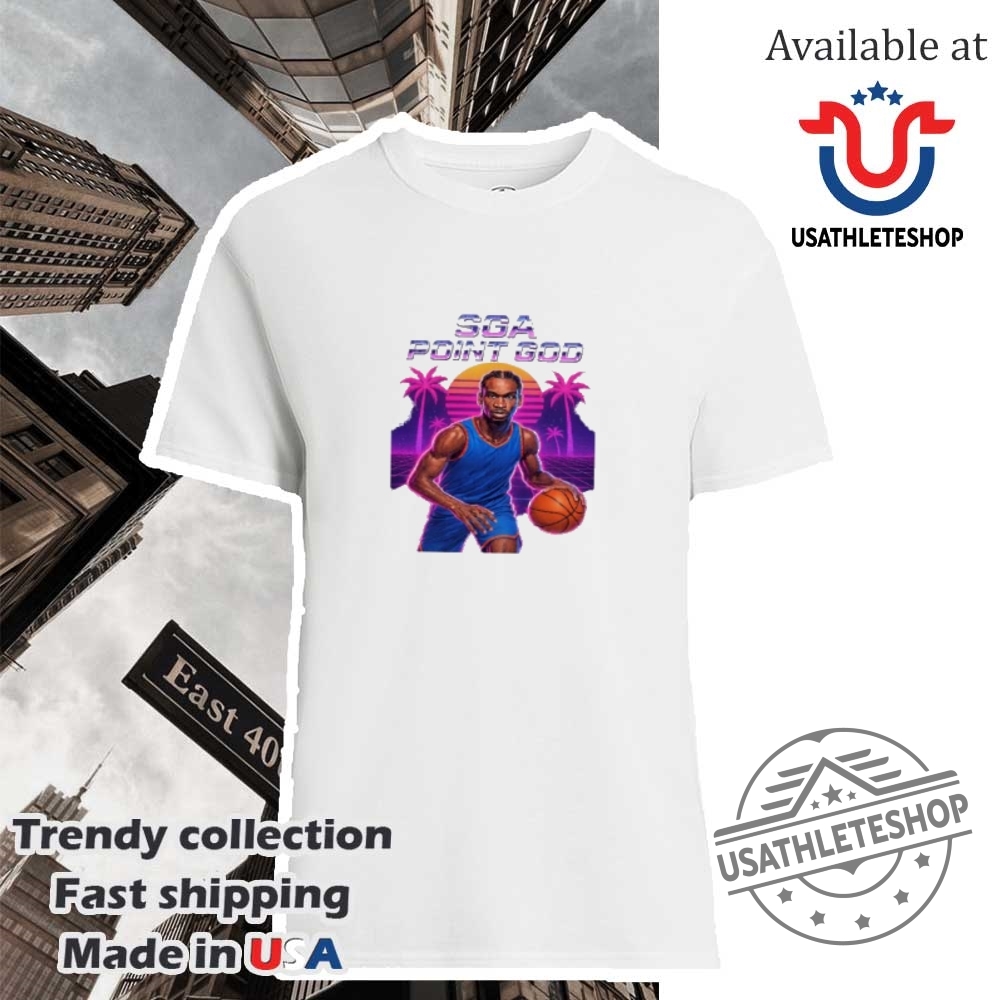 The Neon Court Sga Point God Shai Gilgeousalexander Shirt