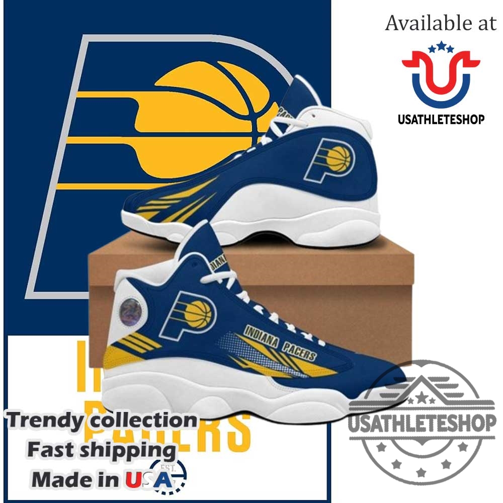 Nba Indiana Pacers Blue Gold Air Jordan 13 Shoes 5 NBA Indiana Pacers Blue Gold Air Jordan 13 Shoes