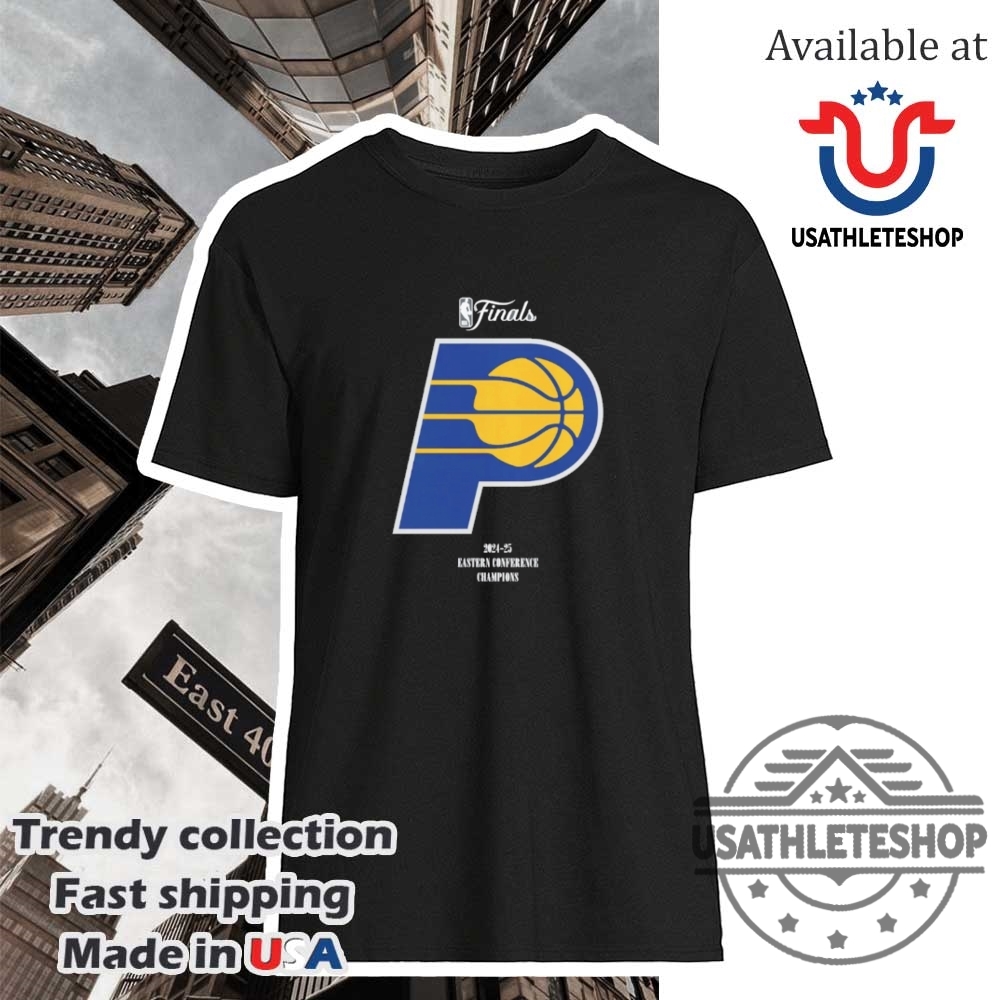 Indiana Pacers Logo 2025 Eastern Conference Champions Basketball Shirt