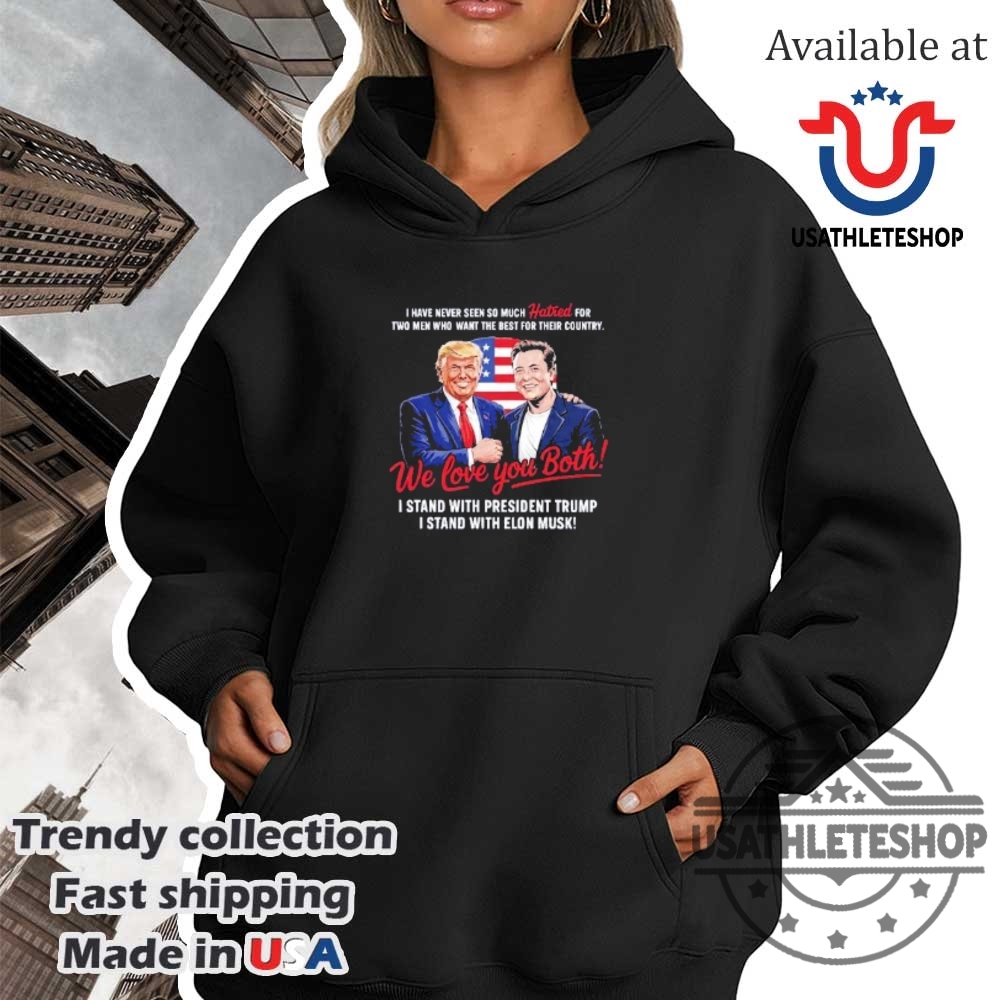 We Love You Both I Stand With Donald Trump And Elon Musk Shirt 4 We love you both I stand with Donald Trump and Elon Musk shirt