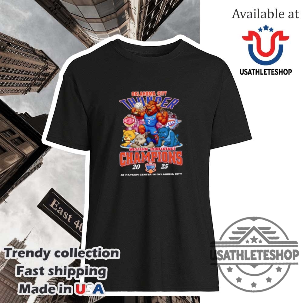 Mascot-Oklahoma-City-Thunder-Western-Conference-Champions-2025-At-Paycom-Center-Shirt-usathleteshop_1