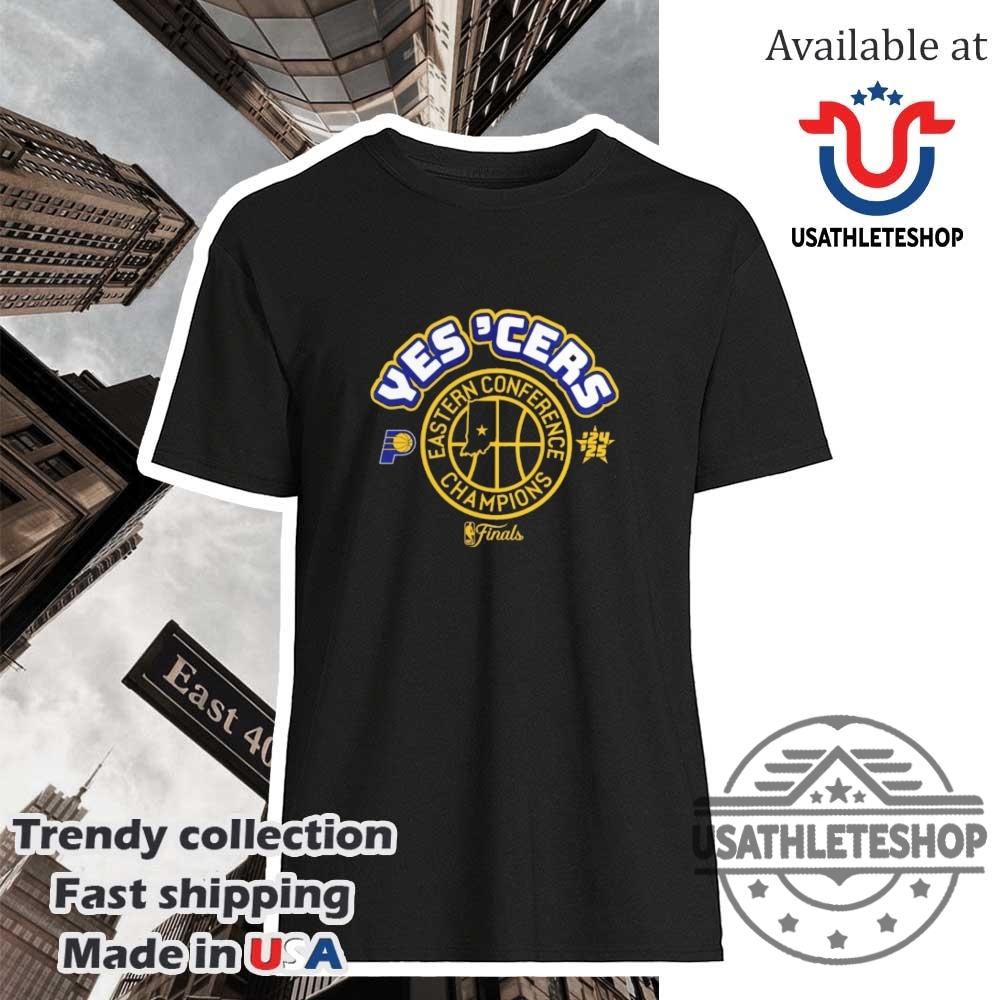 Yes Ces Indiana Pacers 2025 Eastern Conference Champions Nba Shirt