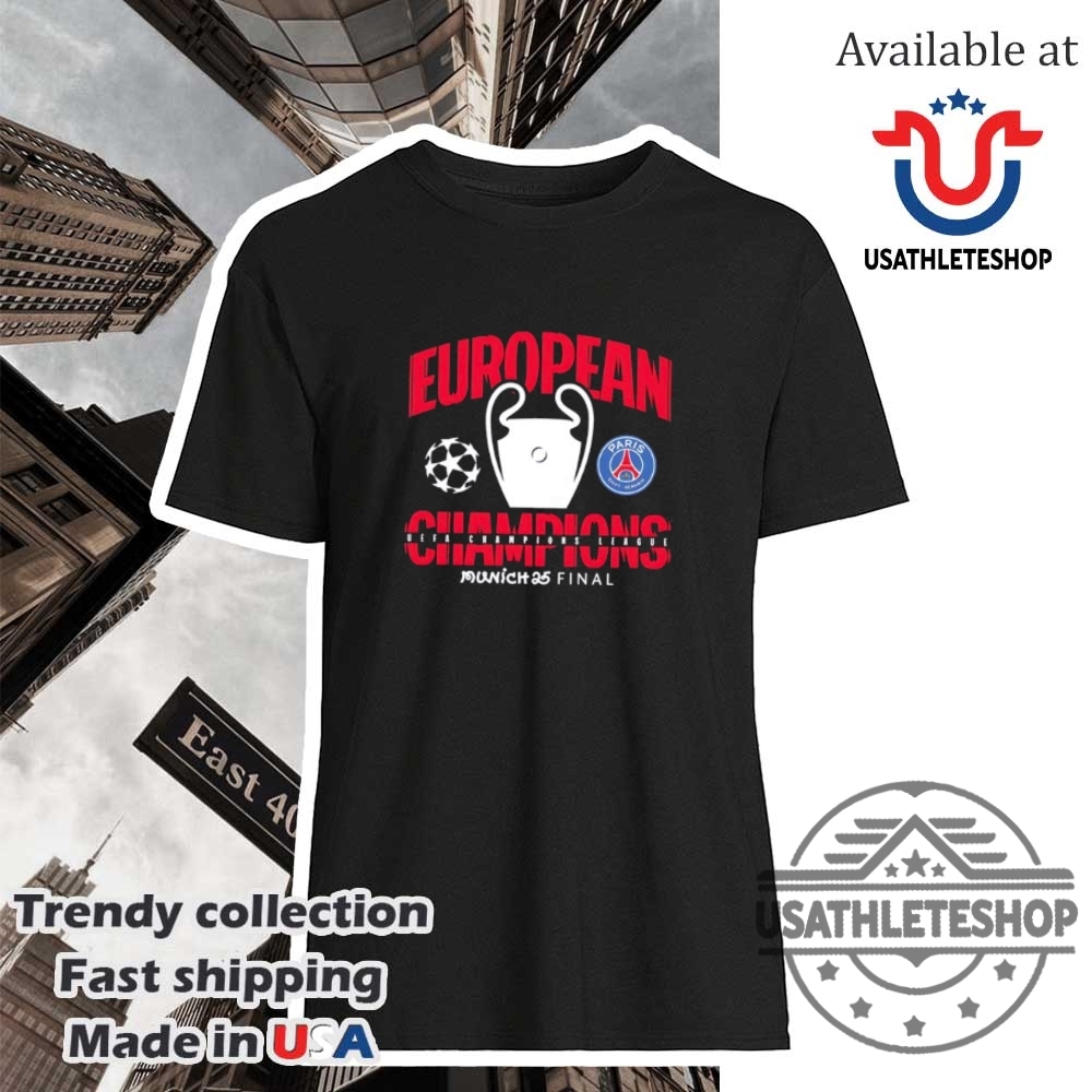 Psg Ucl Champions 2025 European Champions Shirt