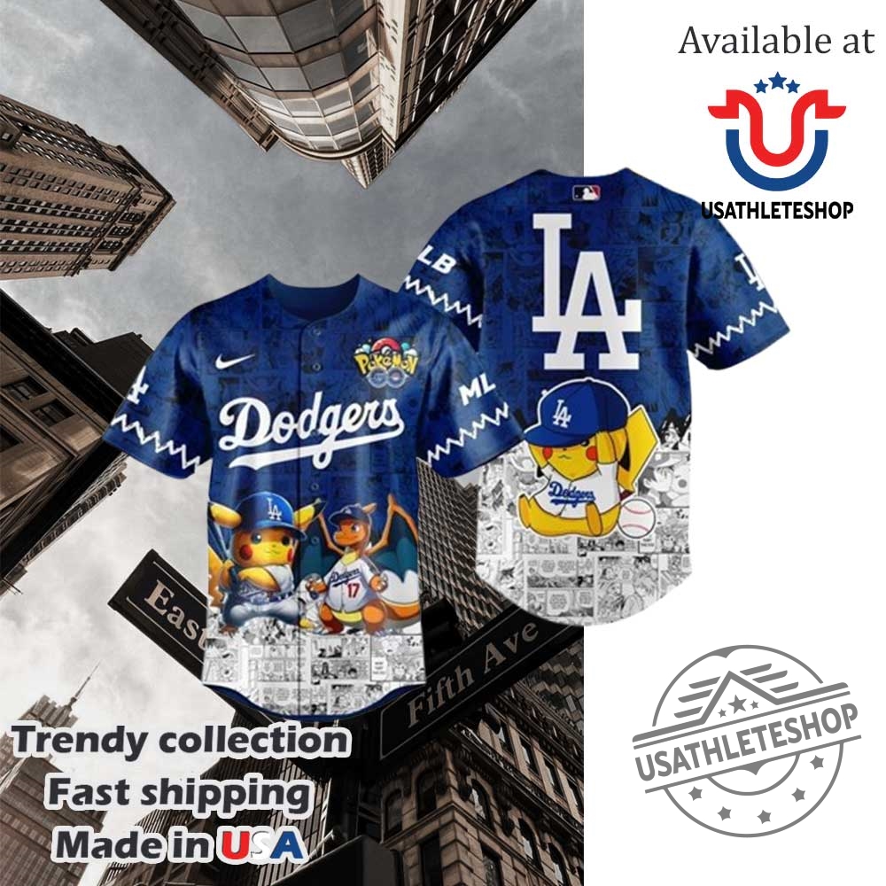 Dodgers-World-Champions-Pokemon-Baseball-Navy-Jersey-Pikachu-Limited-Edition-Shirt-usathleteshop_1